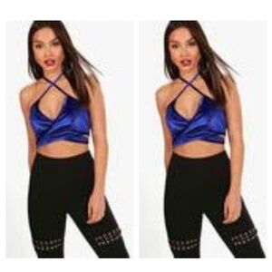 Brand new velvet top